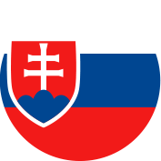 Slovak flag with coat of arms, representing local heritage and community identity in Hudson, New Hampshire.